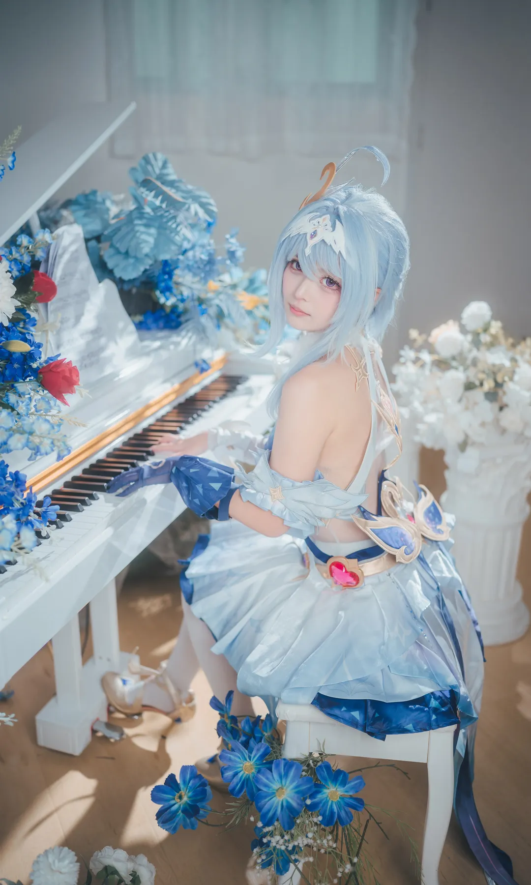 【奥黛塔cos】原神奥黛塔的天鹅钢琴幻想曲 - 第 7 张