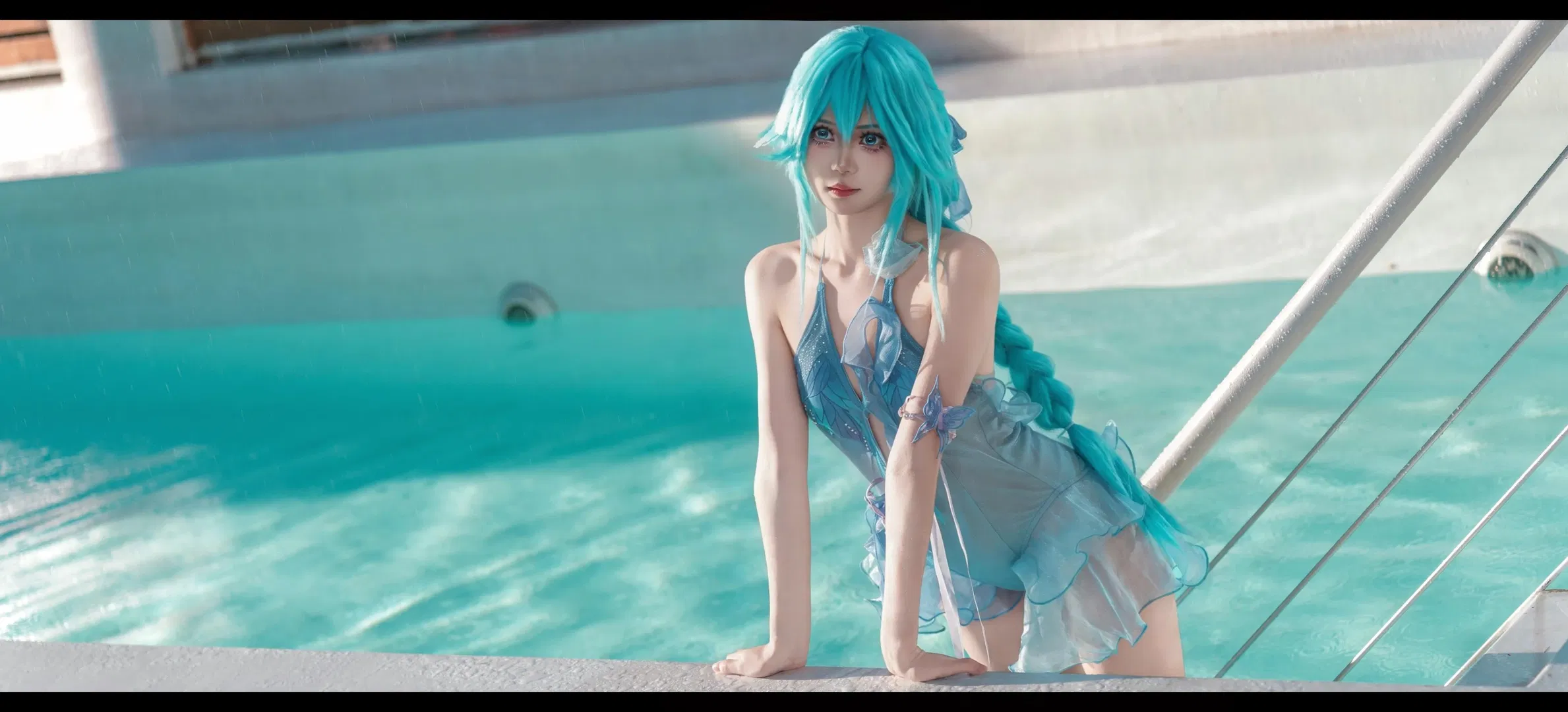 【蓝梦cos】永劫无间摸鱼王的泳池夏日限定 - 第 1 张