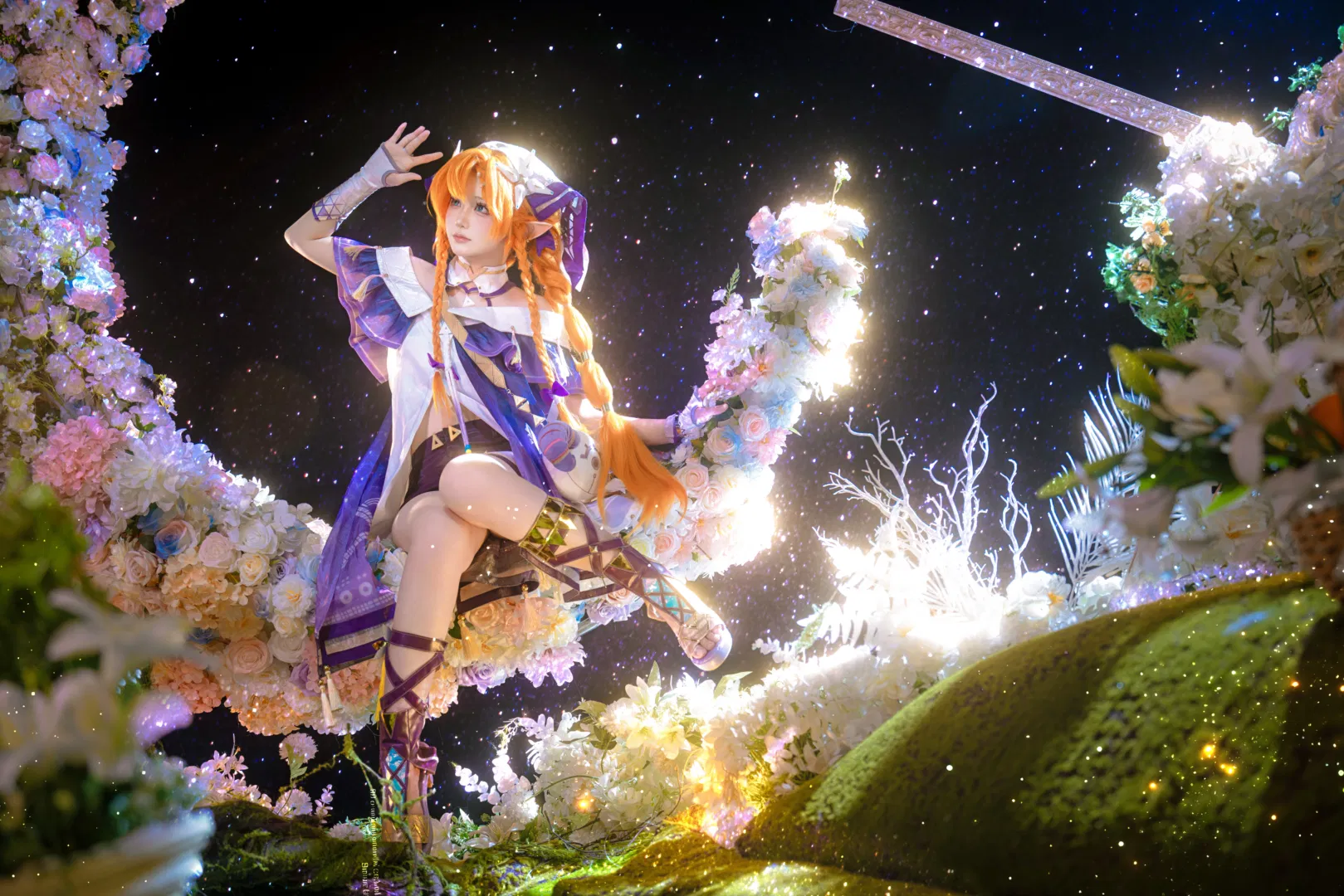 【西格莉卡cos】鳴潮星空花海中的魔法少女 - 第 3 張