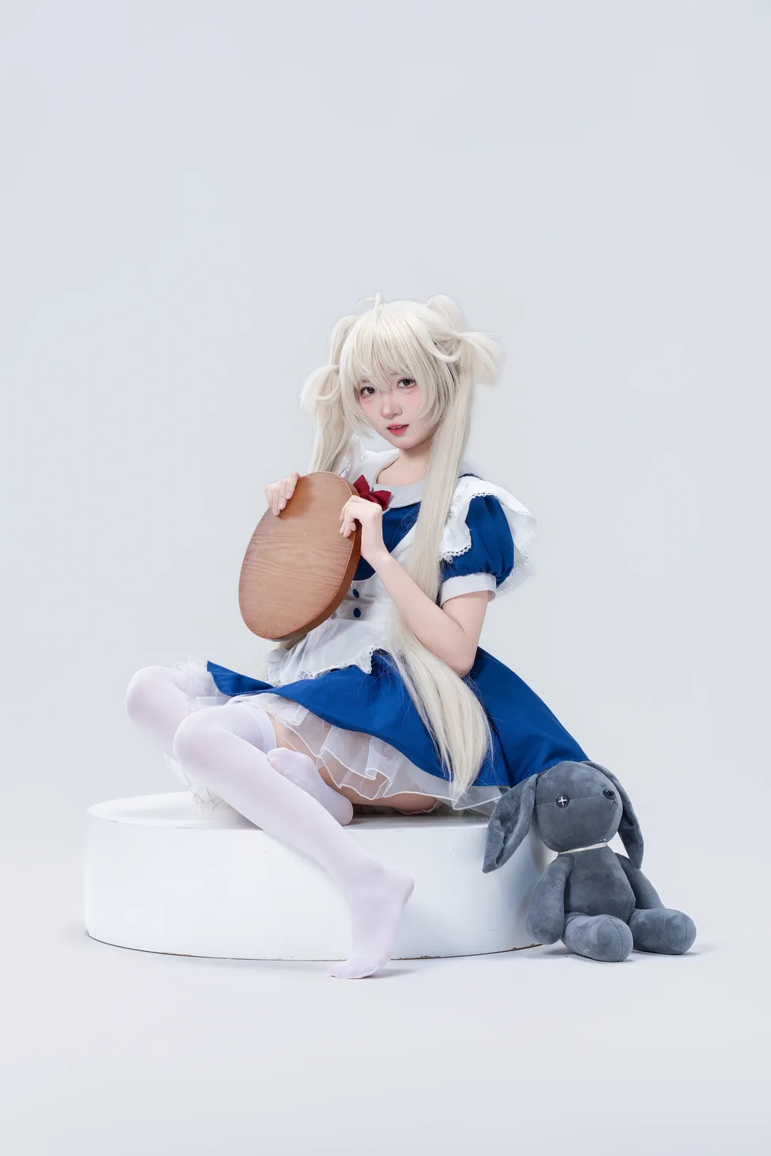 【春日野穹cos】穹妹小女仆装细节拉满的棚拍记录 - 第 7 张