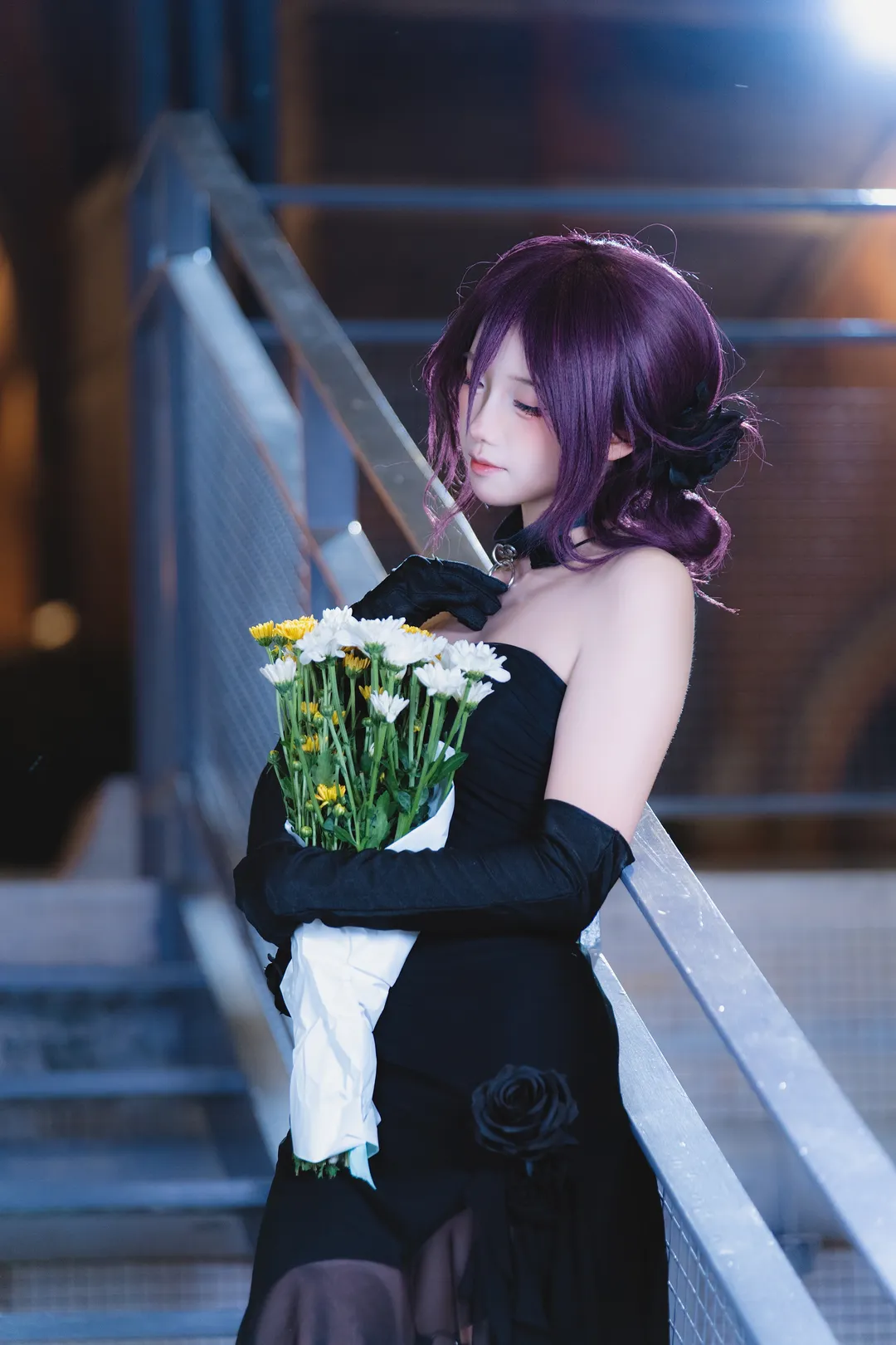 【蕾塞cos】电锯人里的炸弹恶魔，夜晚持枪赴约 - 第 13 张