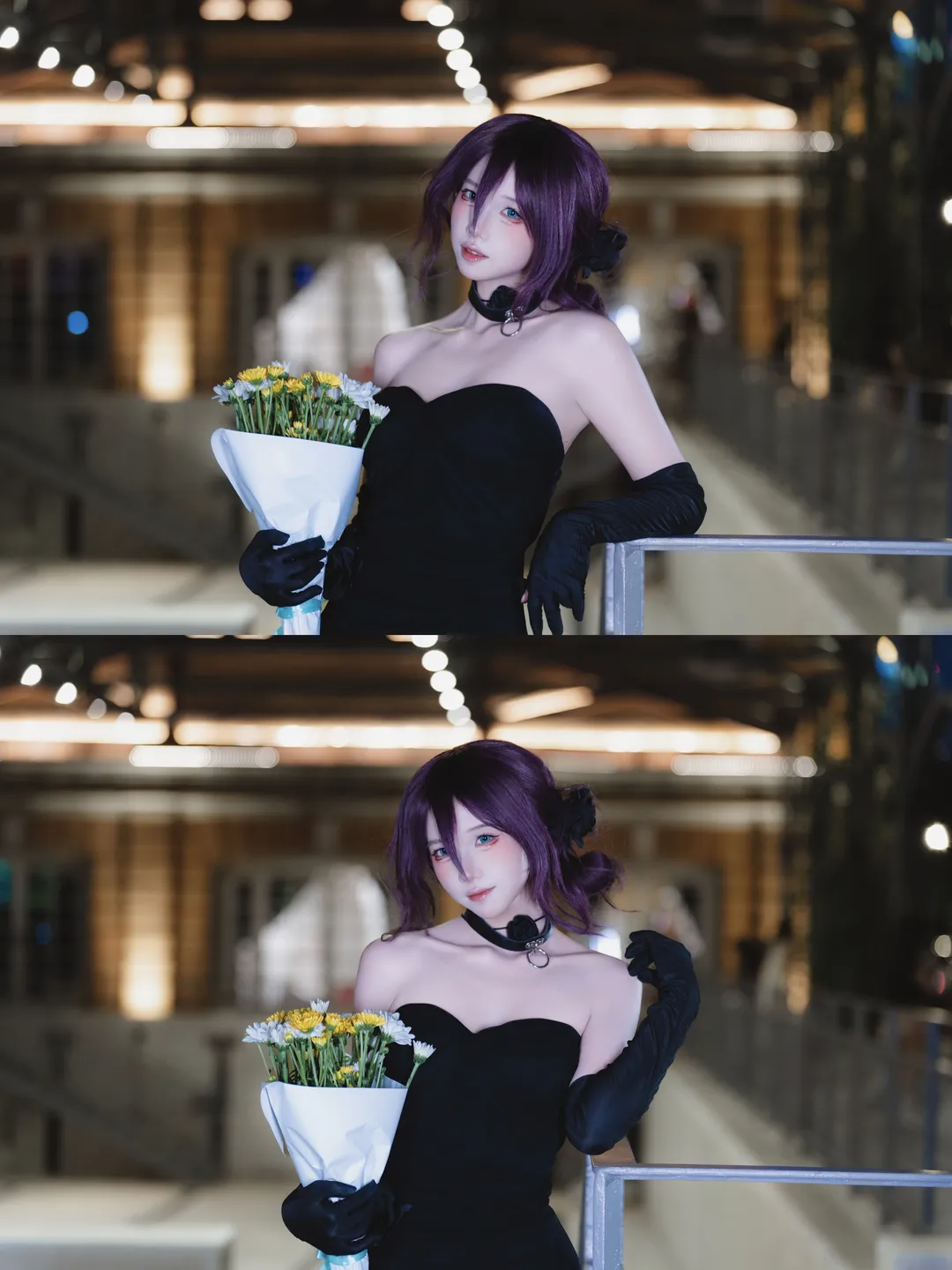 【蕾塞cos】电锯人里的炸弹恶魔，夜晚持枪赴约 - 第 2 张