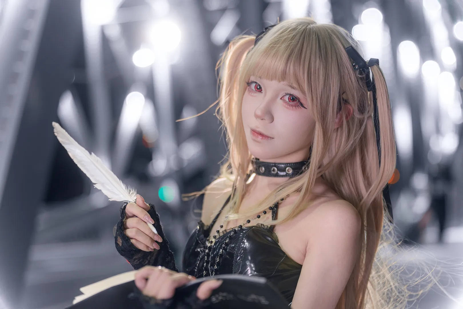 【弥海砂cos】钢铁大桥上的暗黑哥特风 - 第 9 张