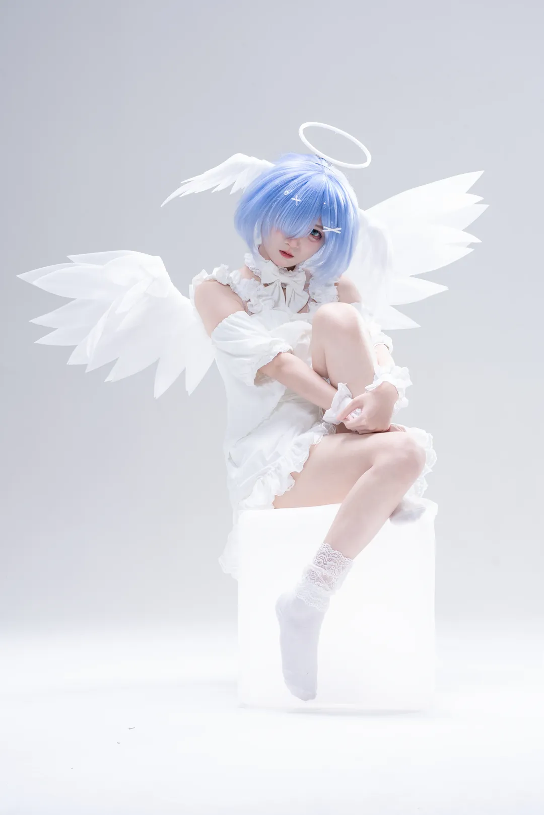 【蕾姆cos】潔白天使的高調攝影作品 - 第 5 張