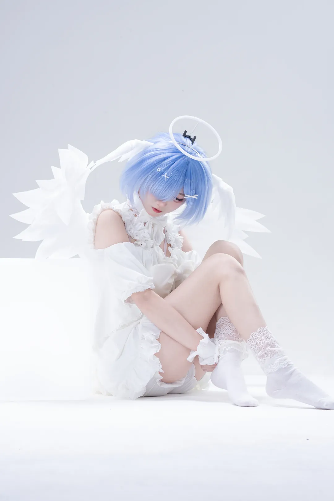 【蕾姆cos】潔白天使的高調攝影作品 - 第 9 張