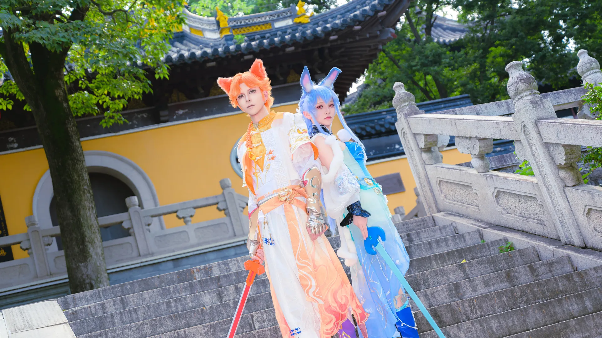 【虹猫蓝兔cos】你我都是彼此的依靠，共赴这场江湖之约