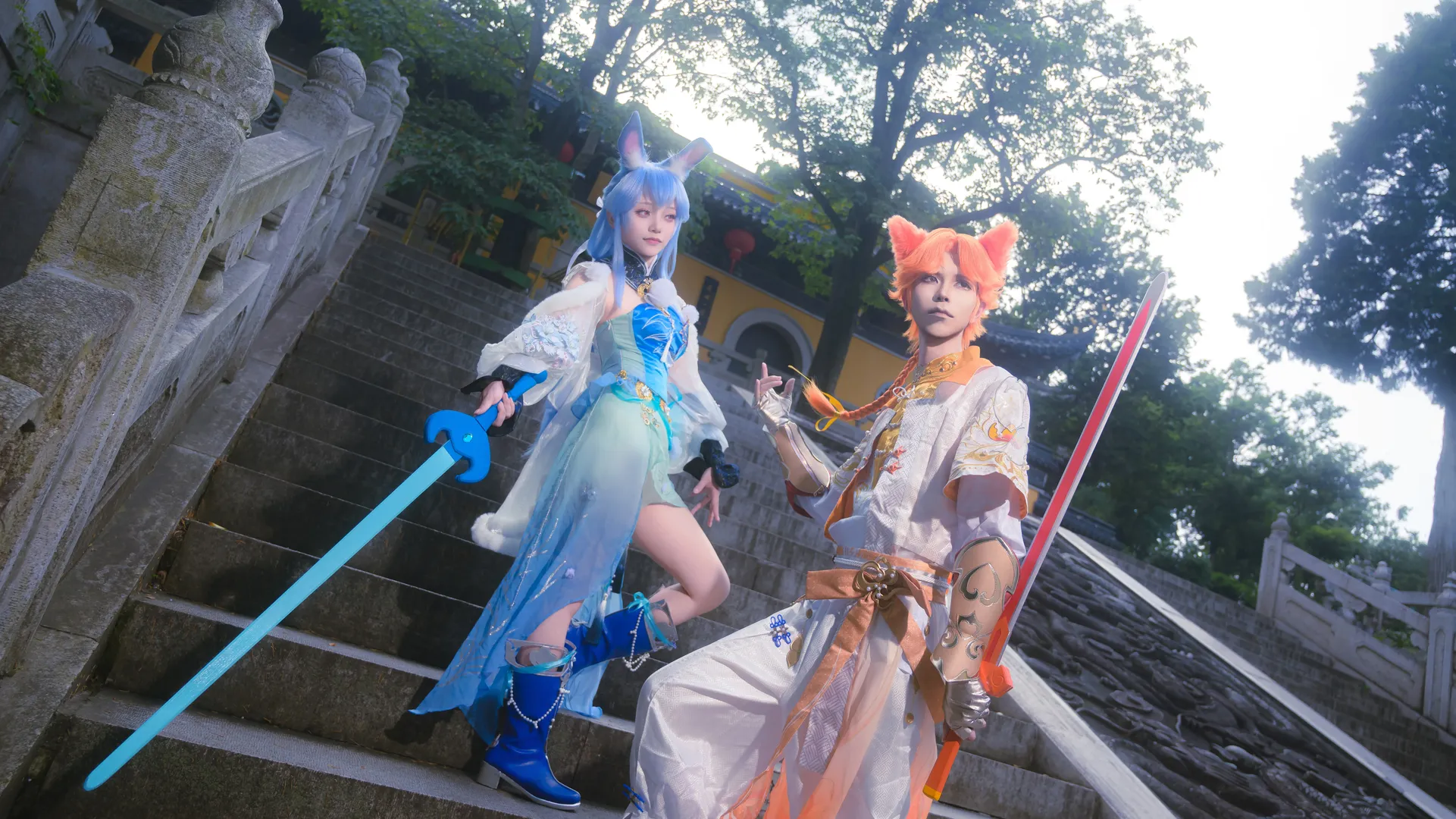 【虹貓藍兔cos】永劫無間長虹冰魄雙劍合璧