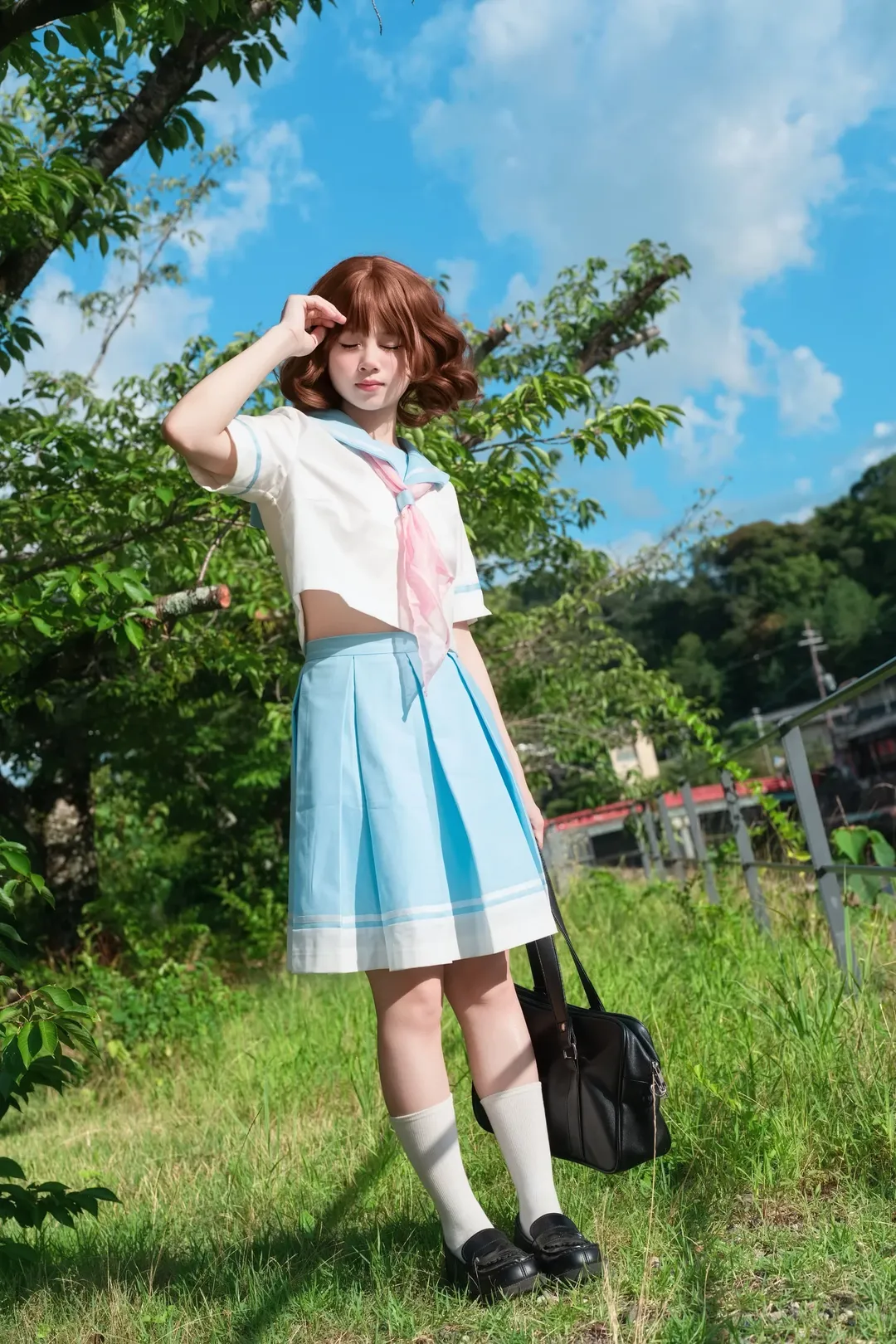 【黃前久美子cos】北宇治高夏服宇治夏日外景 - 第 1 張