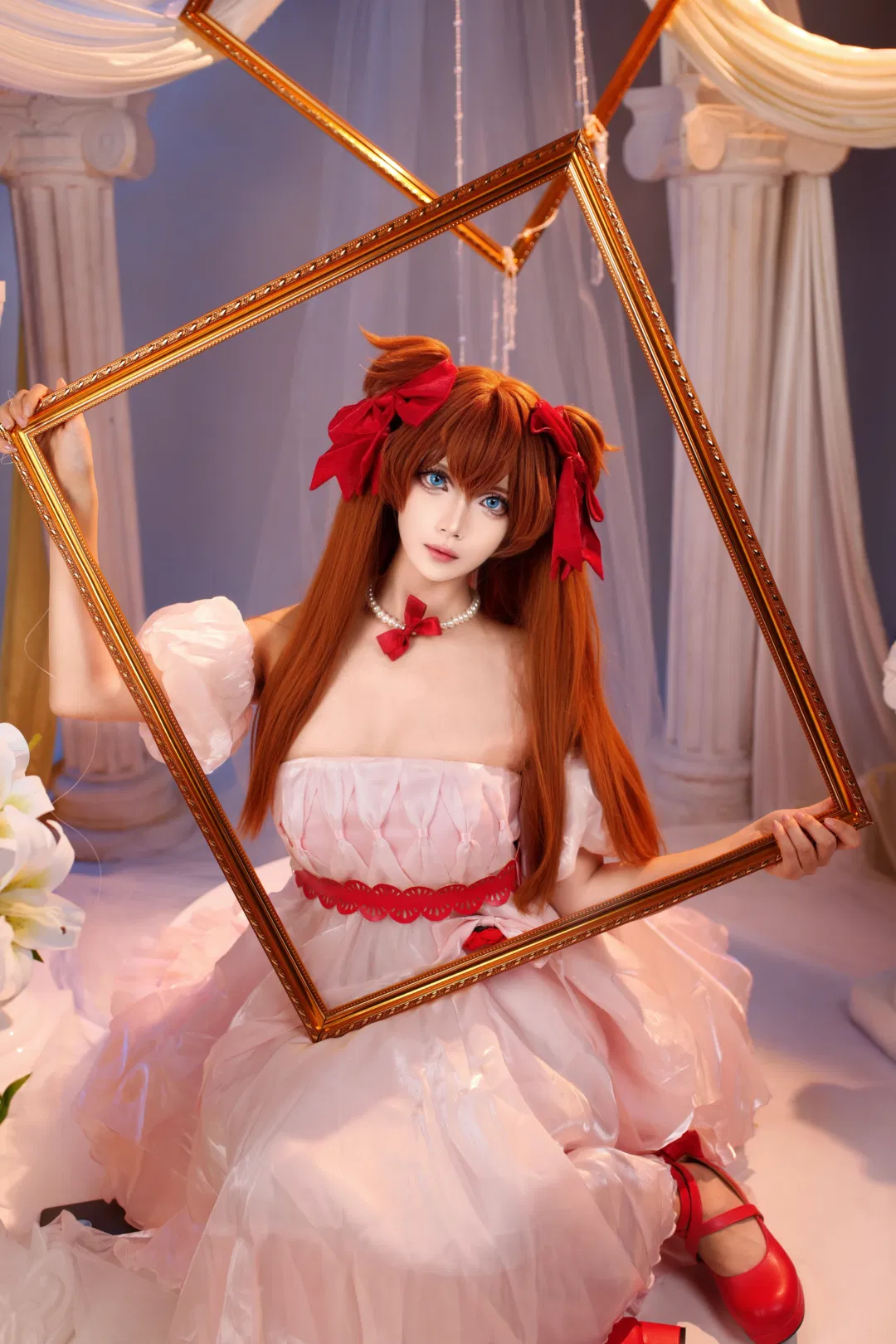 【明日香cos】新世纪福音战士花之语，亮调与暗调的双重尝试 - 第 2 张