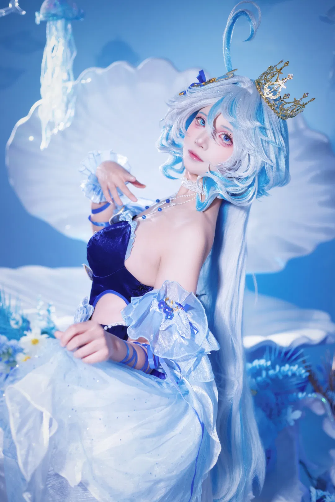 【芙宁娜cos】原神水神的铃兰舞曲，深海与舞台的浪漫交织 - 第 2 张