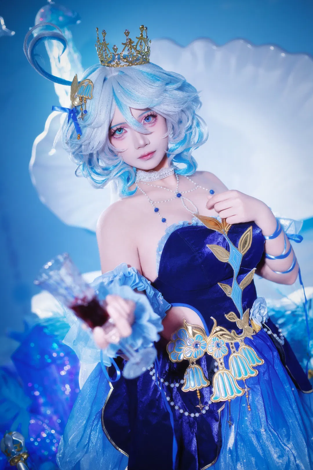 【芙宁娜cos】原神水神的铃兰舞曲，深海与舞台的浪漫交织 - 第 3 张