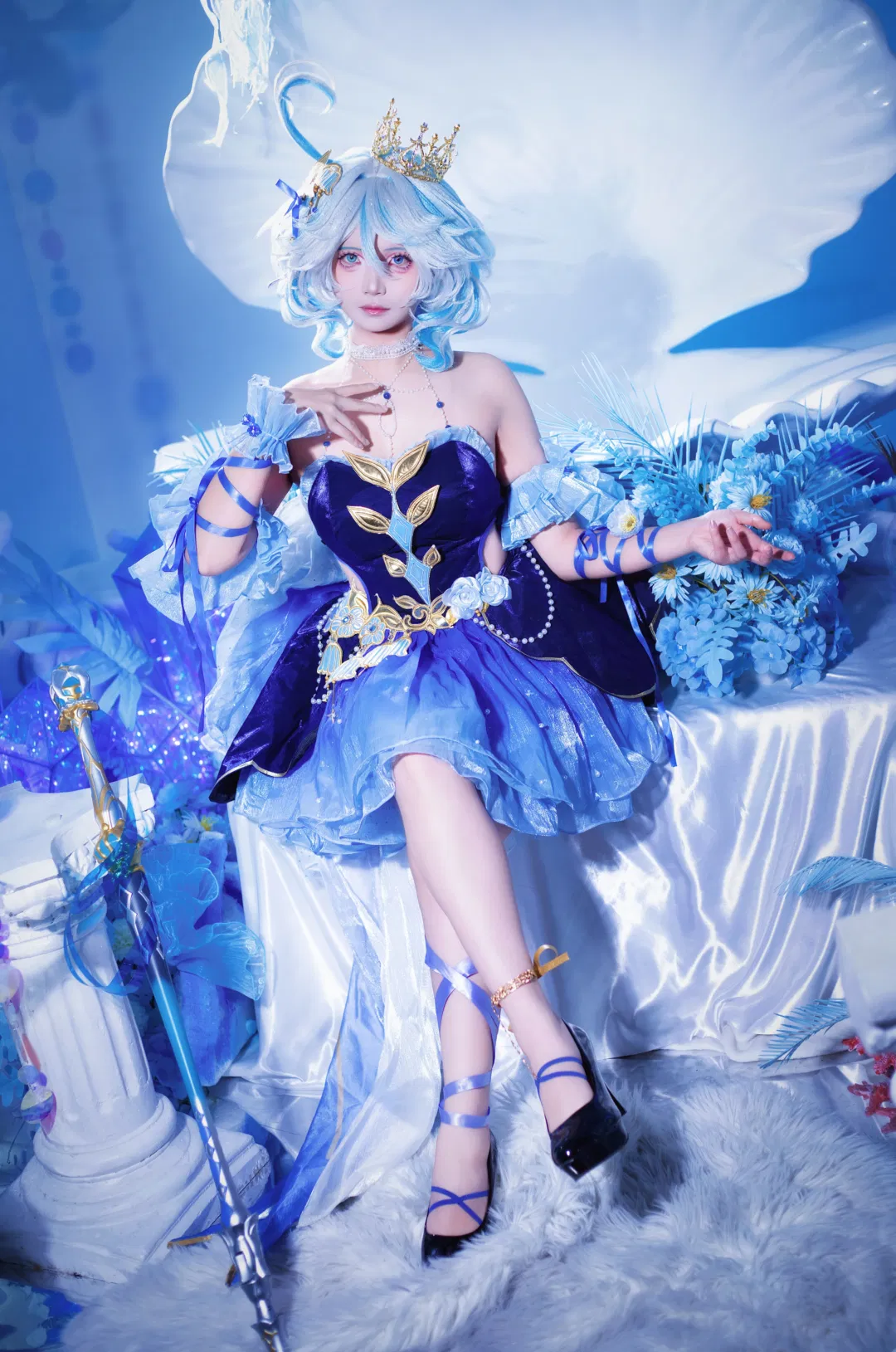 【芙宁娜cos】原神水神的铃兰舞曲，深海与舞台的浪漫交织 - 第 4 张