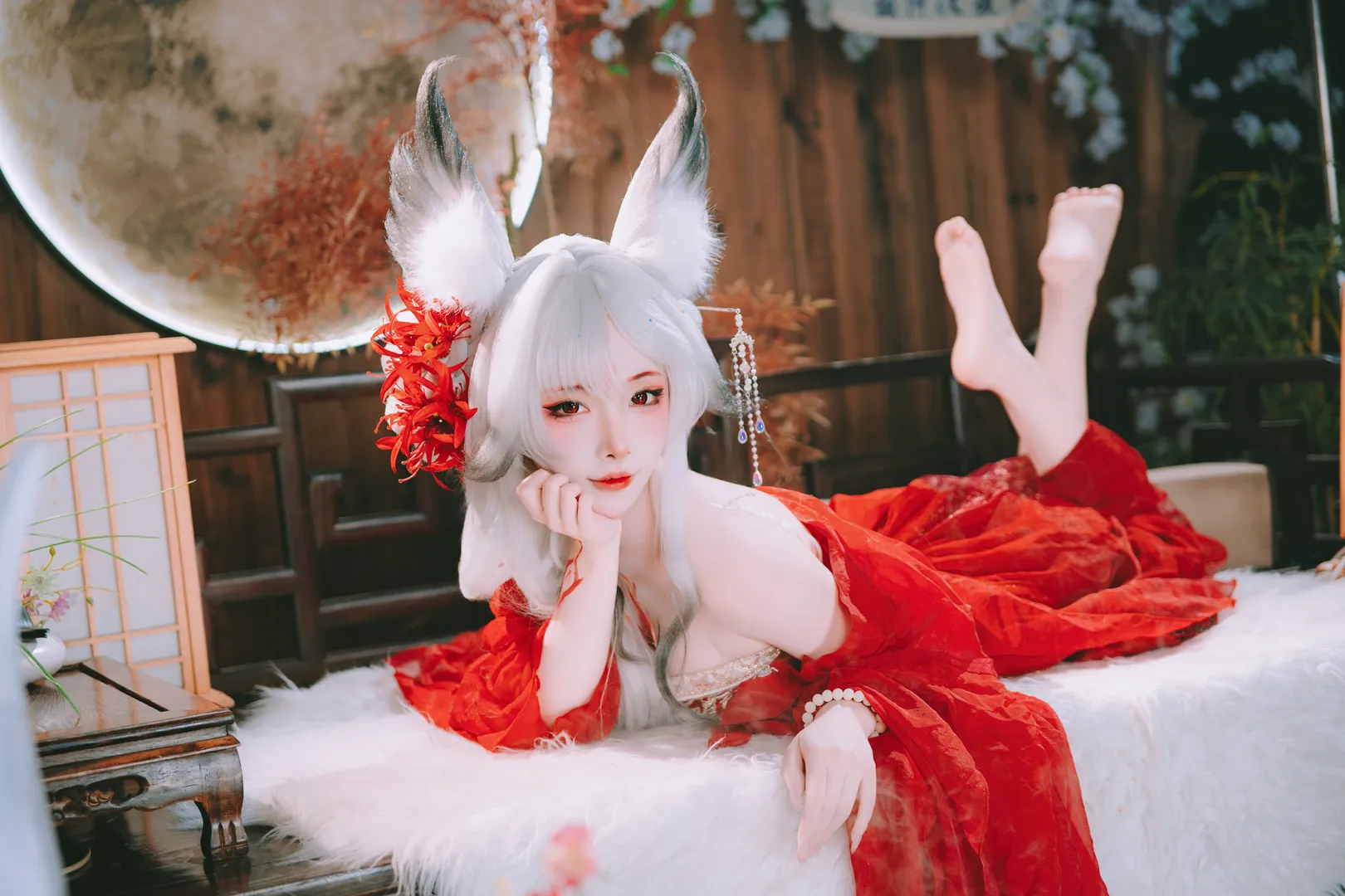 【心月狐cos】鸣潮古风小狐狸的月下风情 - 第 2 张