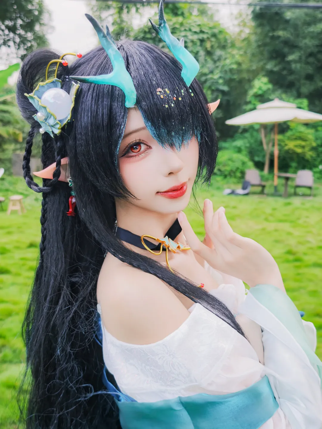 【夕cos】林間草木為襯，青硯染就衣袂 - 第 2 張