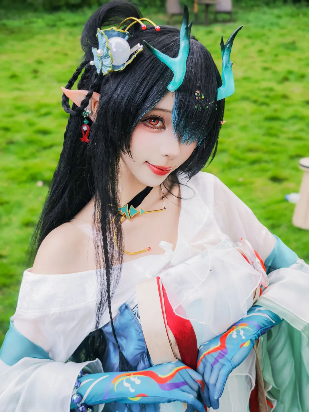 【夕cos】林間草木為襯，青硯染就衣袂 - 第 5 張