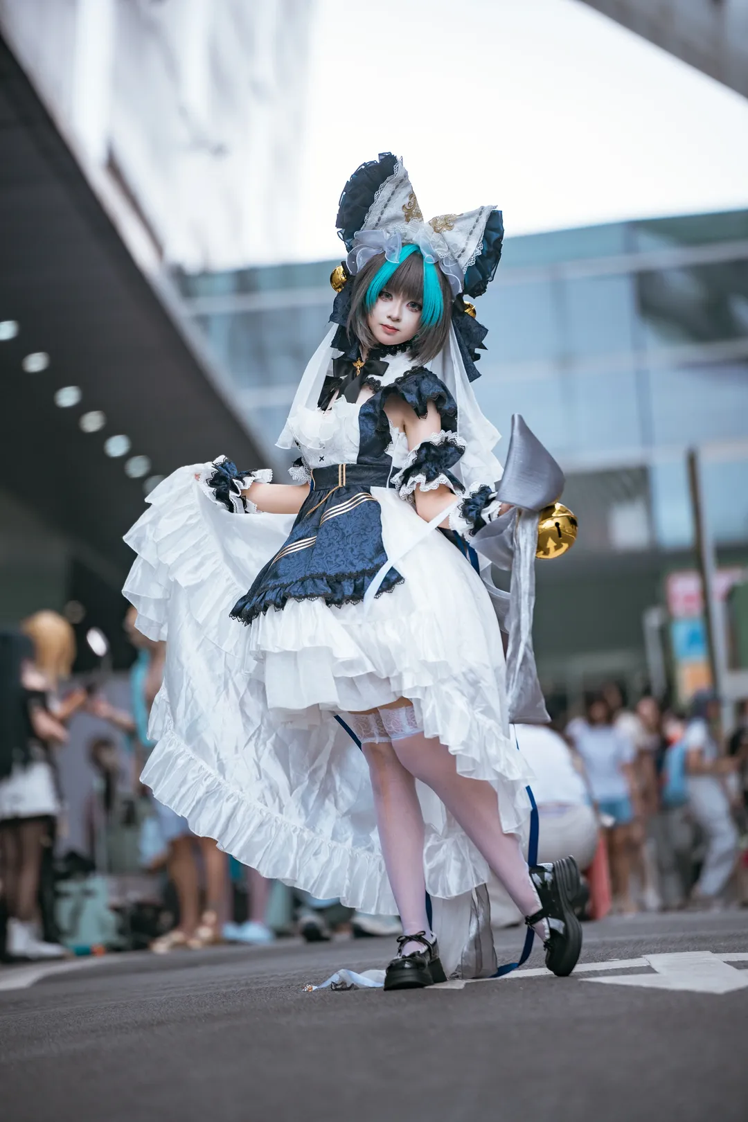 【柴郡cos】碧藍航線漫展場照，白絲與鈴鐺的搭配 - 第 1 張