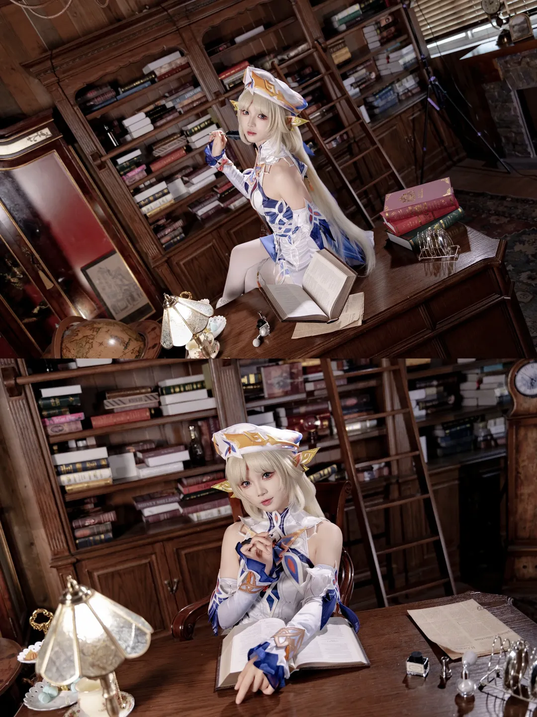 【尼可·莱恩cos】原神魔女会N的书房静谧时刻 - 第 10 张