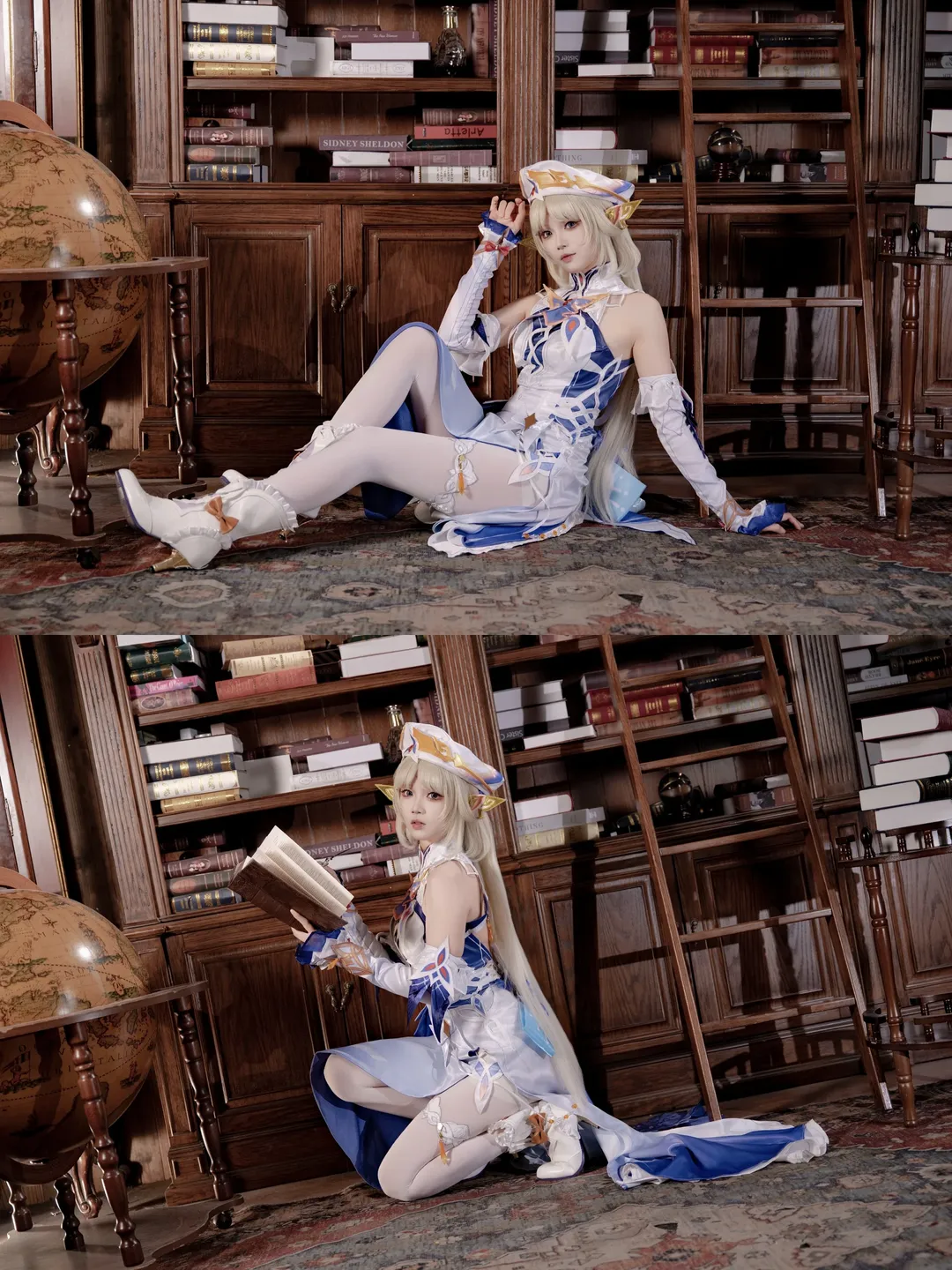 【尼可·莱恩cos】原神魔女会N的书房静谧时刻 - 第 9 张