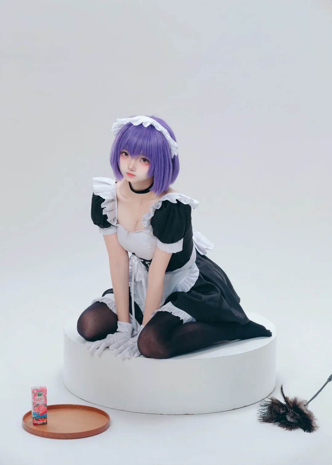 【枫与铃cos】黑白女仆造型的正片分享 - 第 4 张