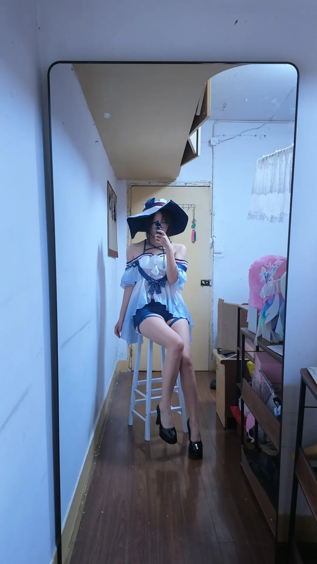 【斯卡蒂cos】明日方舟驭浪斯卡蒂试衣体验 - 第 1 张