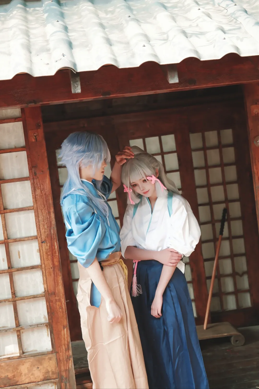 【神裡綾華cos】原神神裡兄妹劍道服日常留影 - 第 3 張