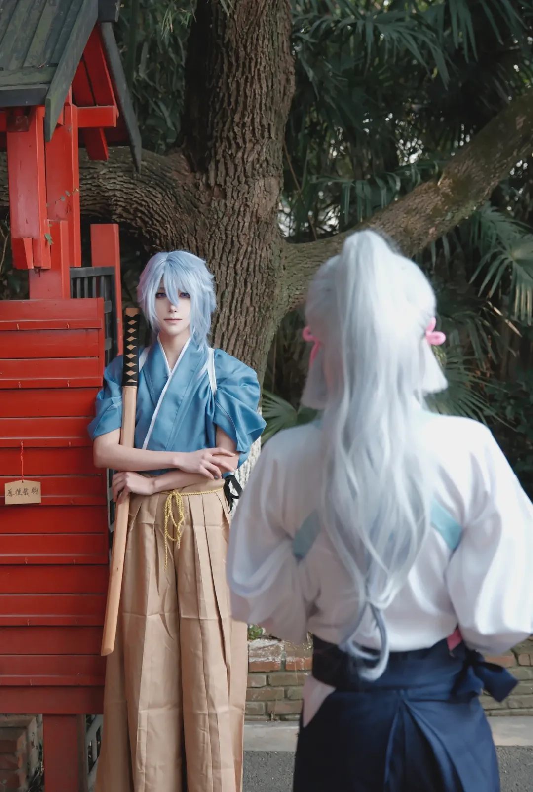 【神裡綾華cos】原神神裡兄妹劍道服日常留影 - 第 6 張