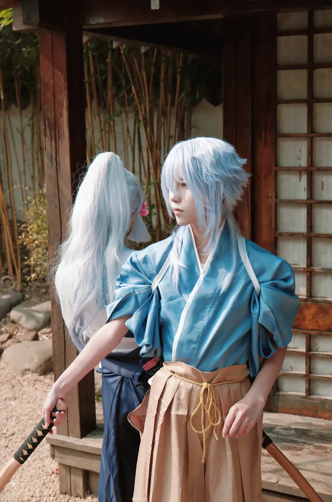 【神裡綾華cos】原神神裡兄妹劍道服日常留影 - 第 7 張