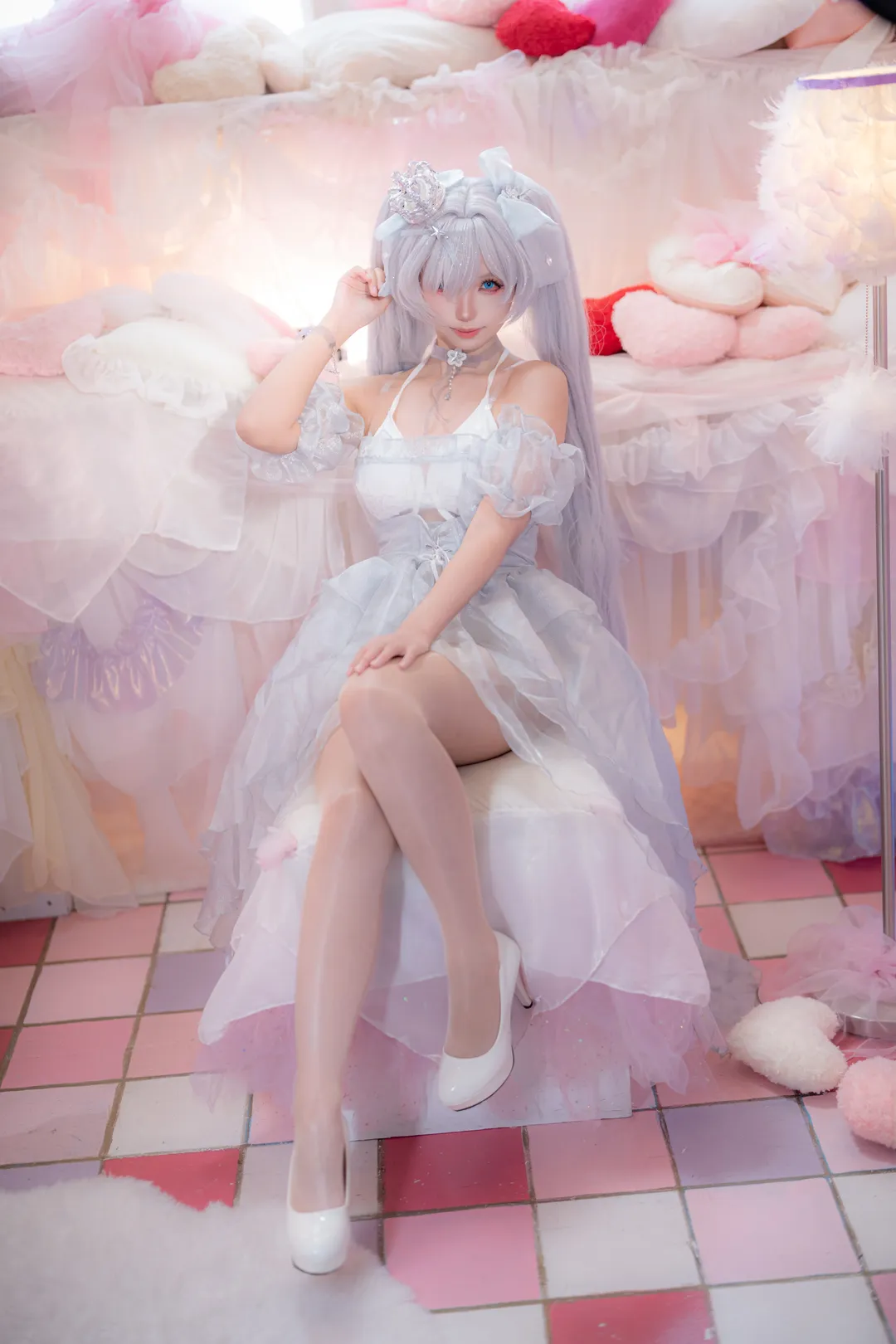 【灰姑娘cos】胜利女神水晶公主part3拍摄记录 - 第 1 张