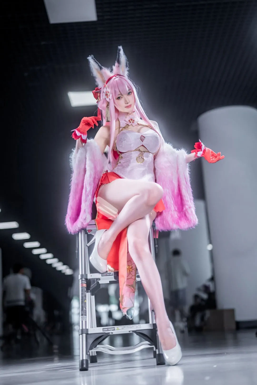 【花月cos】碧蓝航线的粉色魅影，漫展现场直击 - 第 1 张