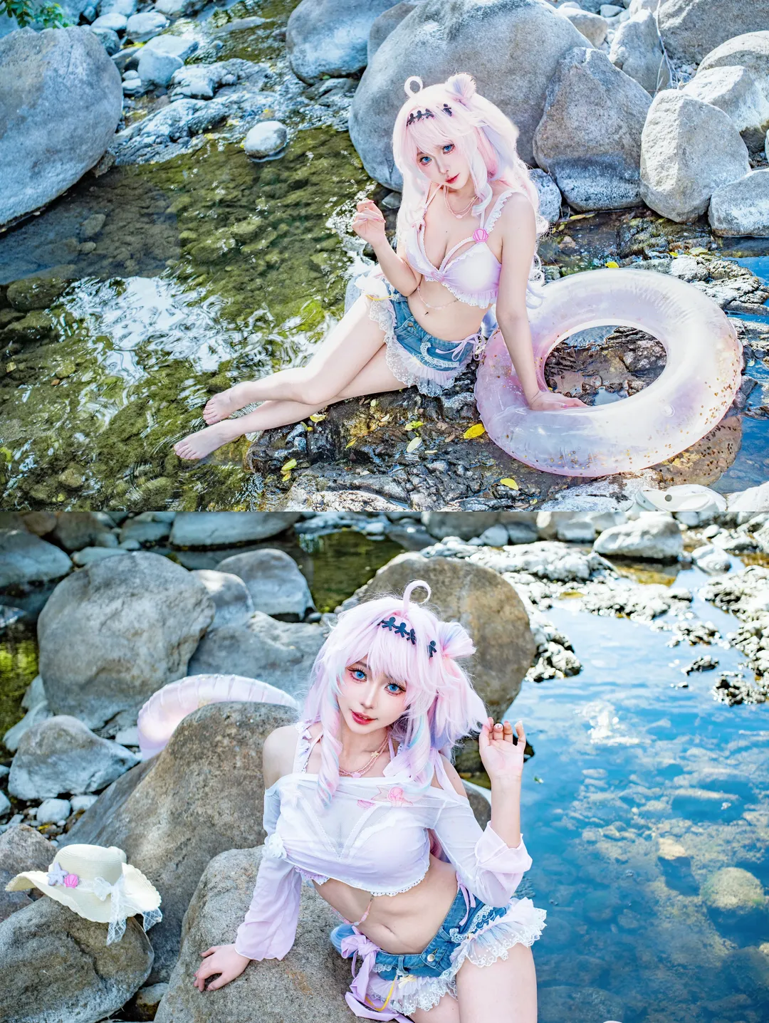 【达妮娅cos】鸣潮夏日限定泳装正片 - 第 2 张