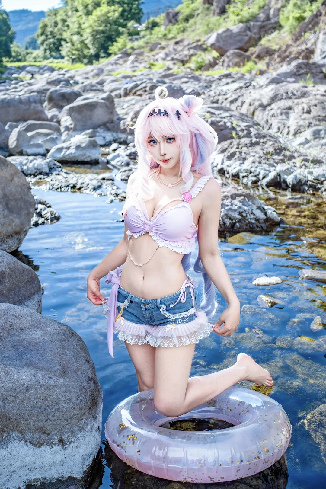 【达妮娅cos】鸣潮夏日限定泳装正片 - 第 3 张