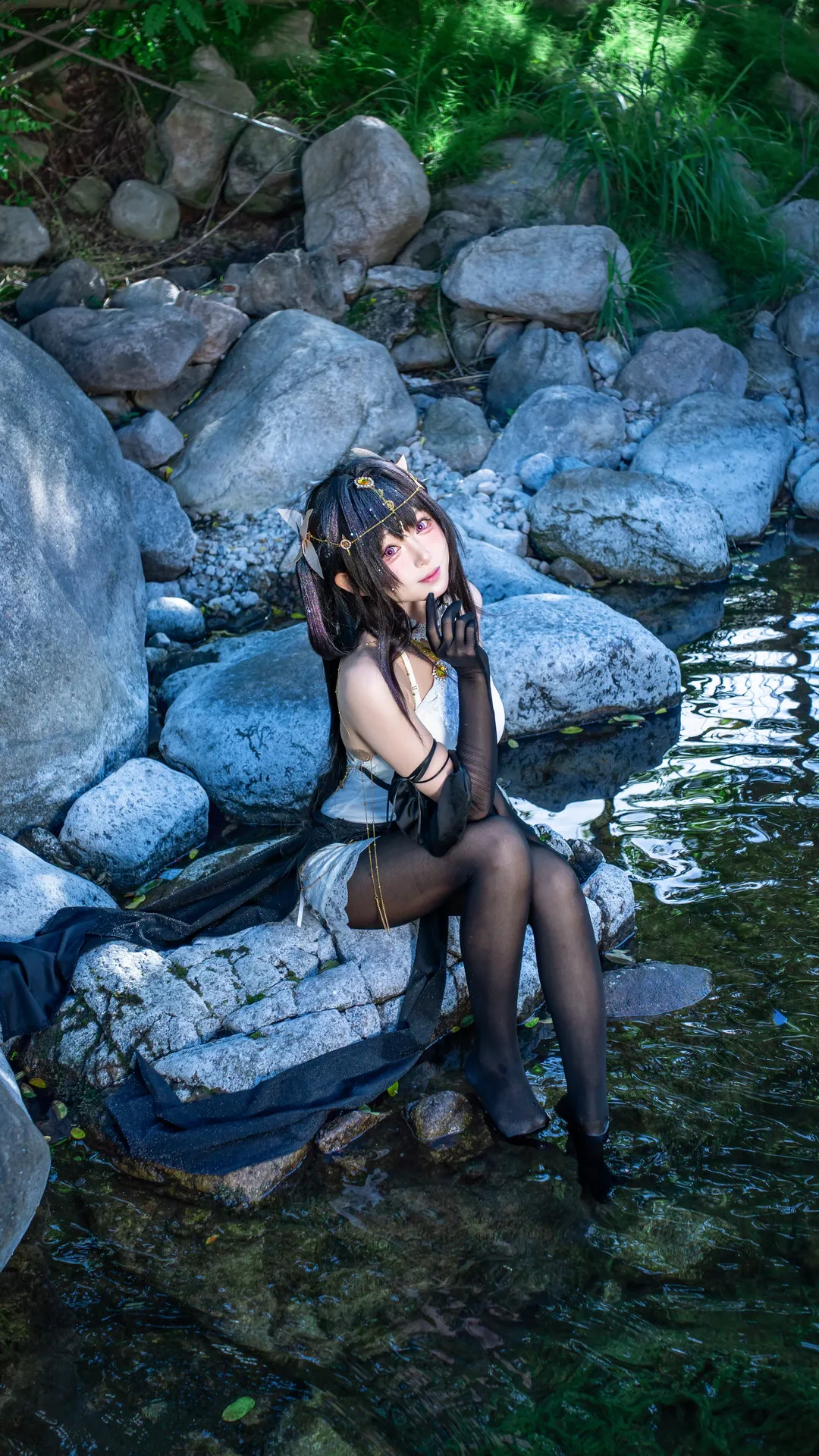 【镇海cos】碧蓝航线，林间溪流里的清凉与性感 - 第 6 张
