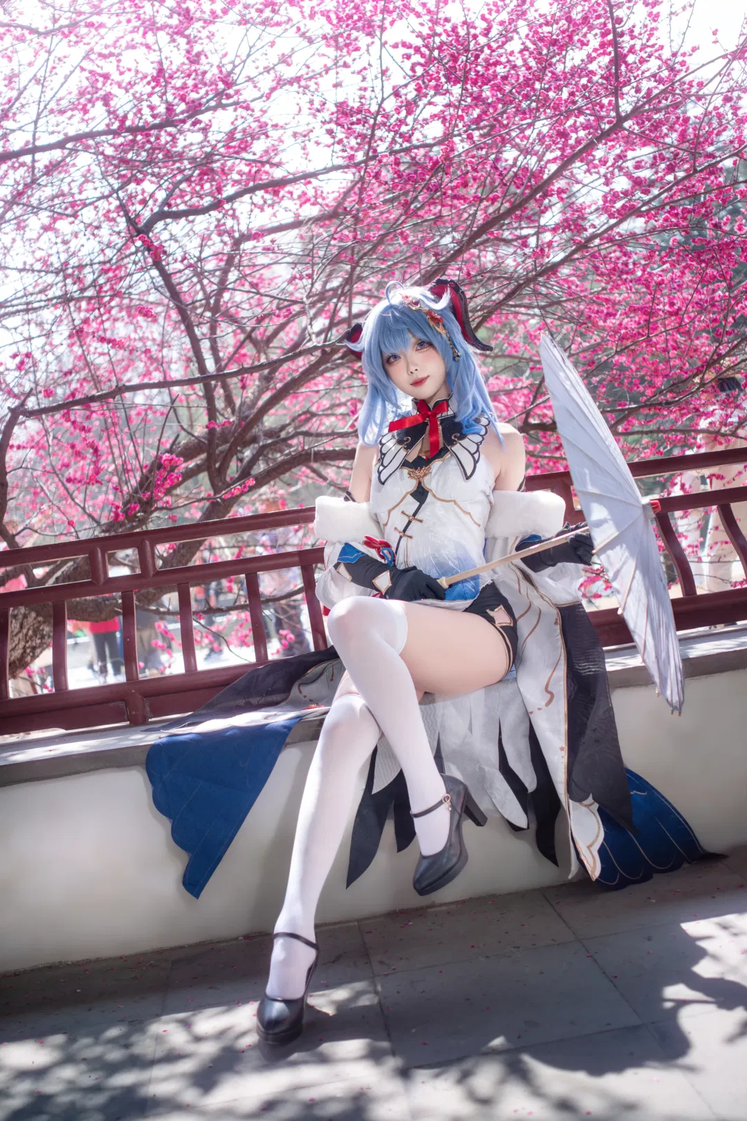 【甘雨cos】原神甘雨雪中紅梅旗袍 - 第 3 張
