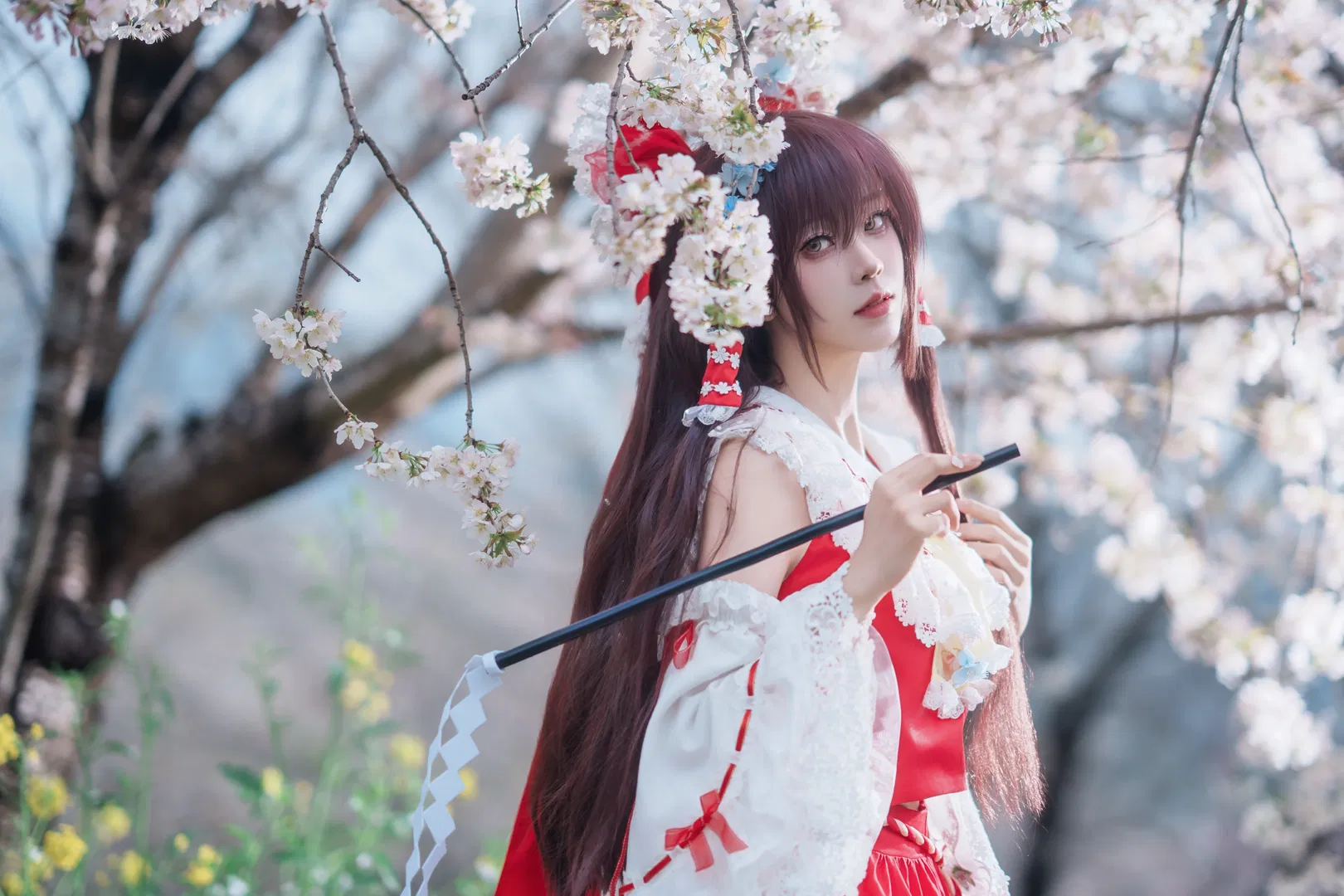 【博麗靈夢cos】東方Project的春日櫻花記錄 - 第 2 張