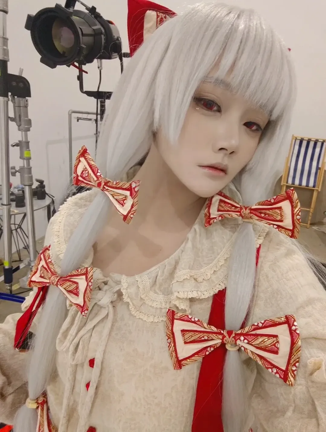 【藤原妹红cos】东方Project 摄影棚试妆记录 - 第 1 张