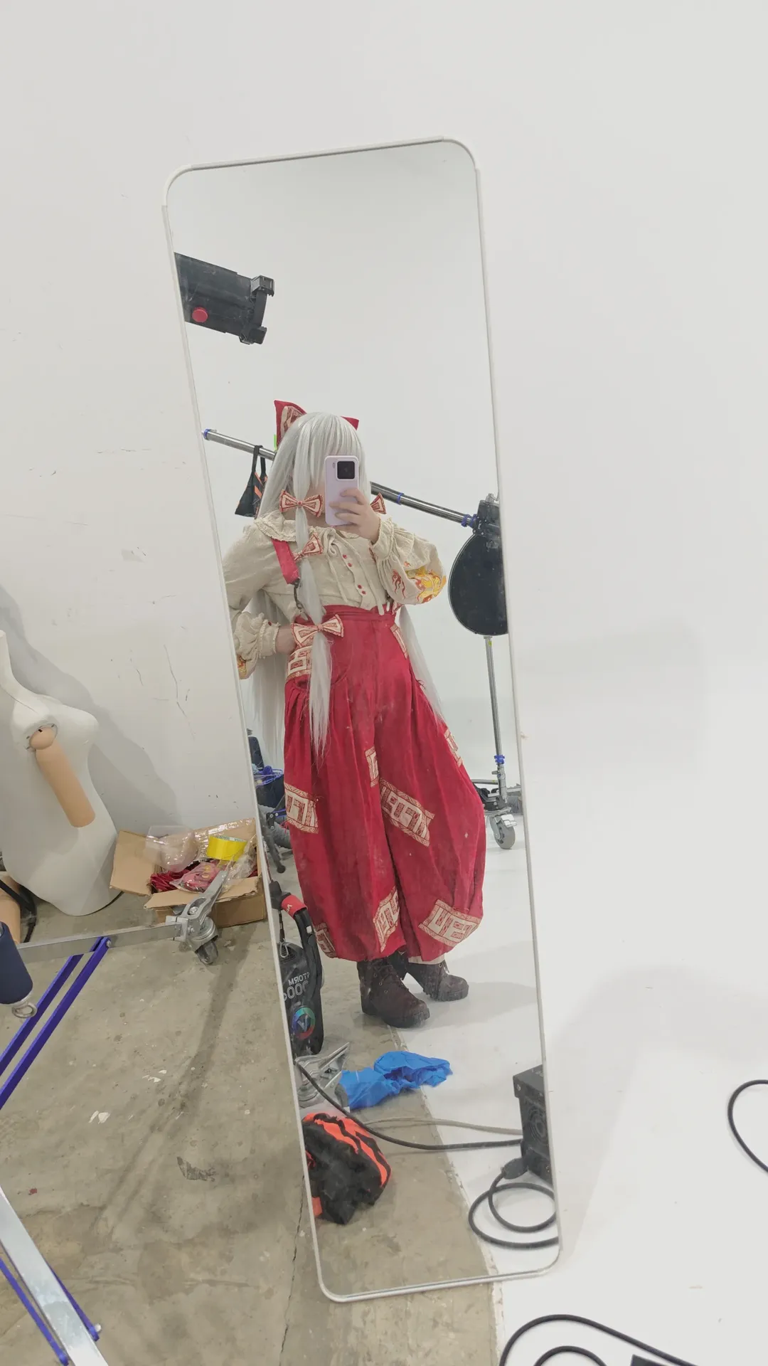 【藤原妹红cos】东方Project 摄影棚试妆记录 - 第 3 张