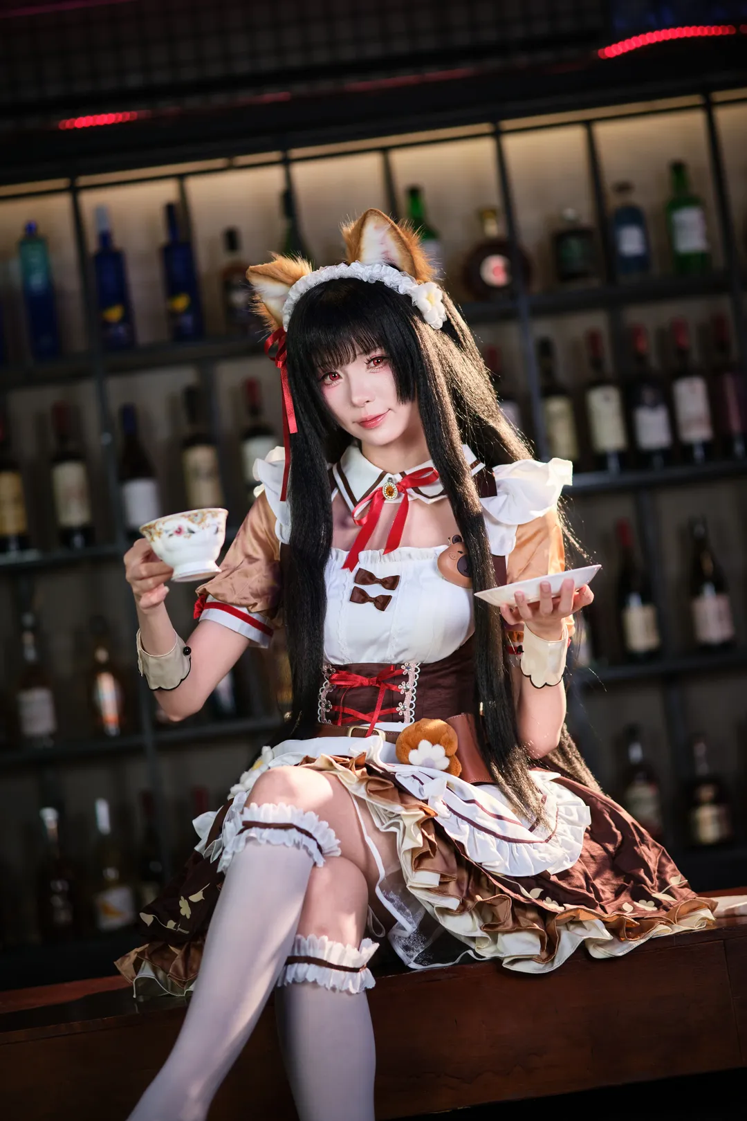 【千咲cos】鸣潮千咲女仆咖啡厅，这套搭配绝了 - 第 15 张