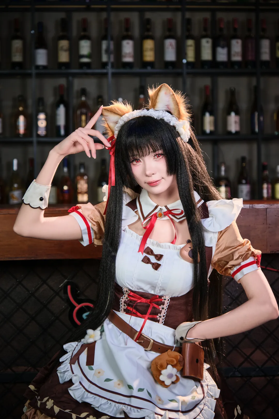 【千咲cos】鸣潮千咲女仆咖啡厅，这套搭配绝了 - 第 8 张