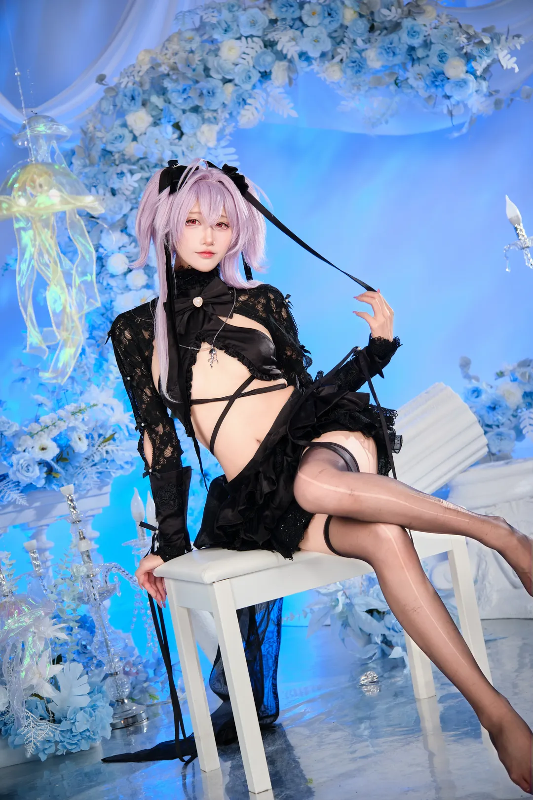 【莉貝雷利奧cos】勝利女神妮姬夢境湖的暗黑水母少女 - 第 4 張