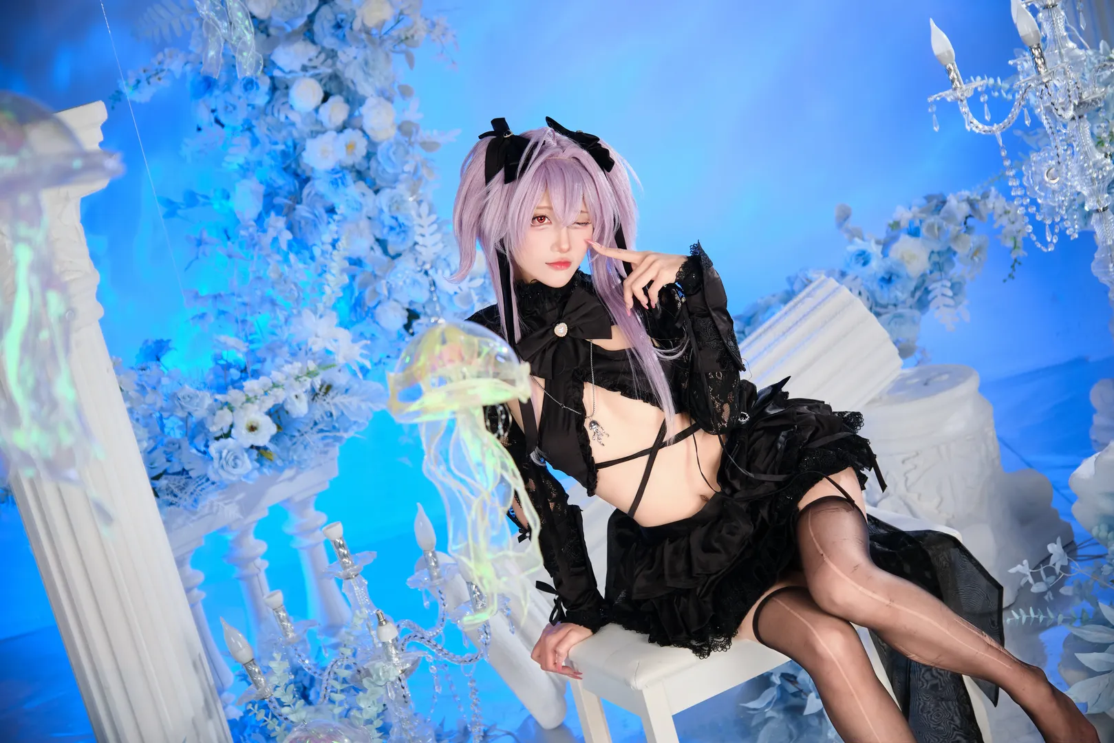 【莉貝雷利奧cos】勝利女神妮姬夢境湖的暗黑水母少女 - 第 9 張