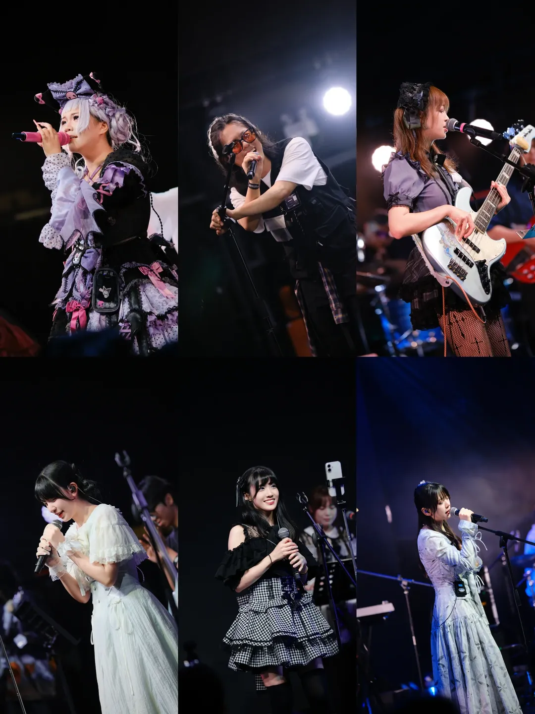 赶完论文的周中Live，哥特萝莉风贝斯手的日音舞台 - 第 1 张
