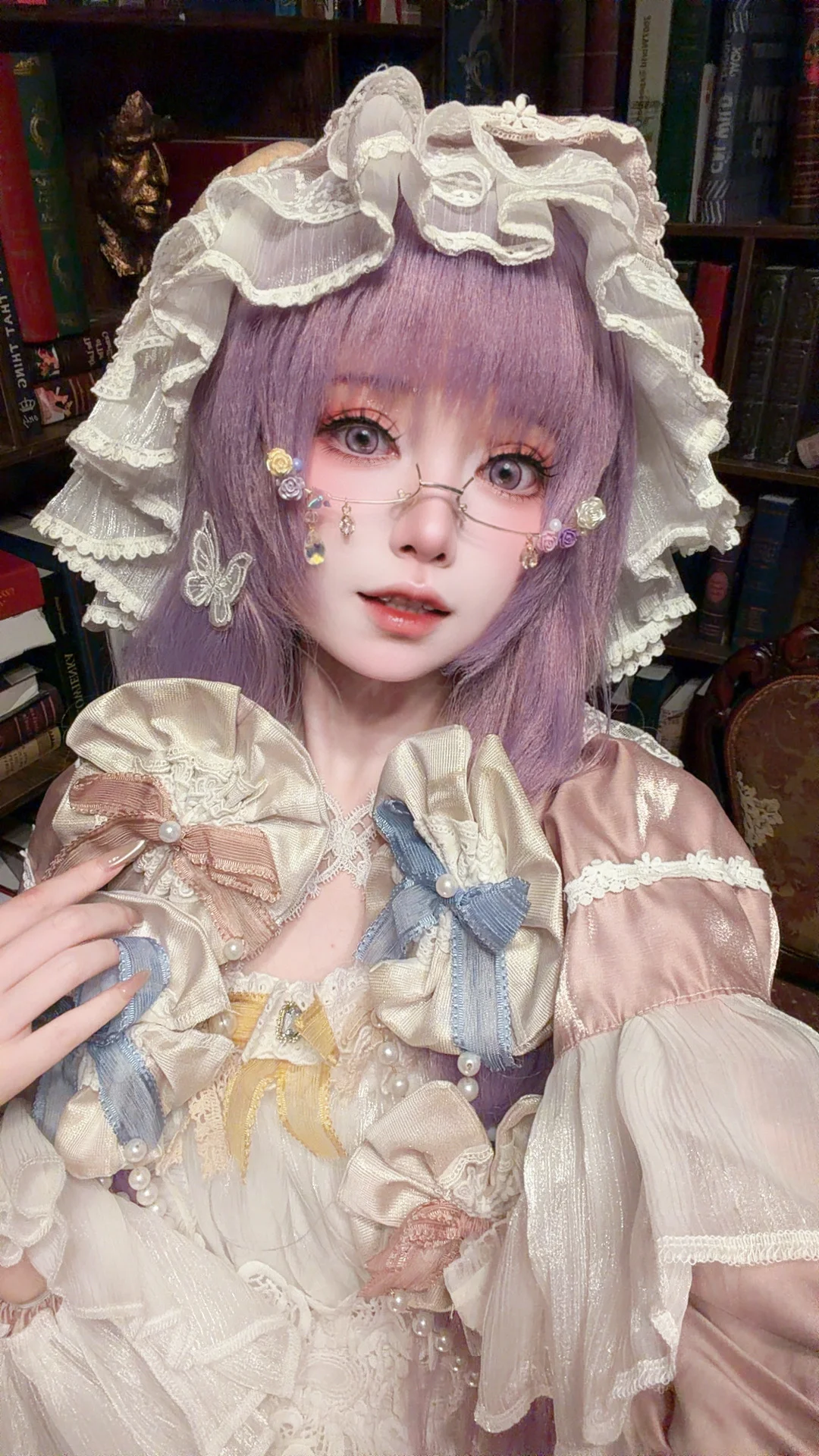 【帕秋莉cos】東方二設魔法圖書館裡的安靜魔女 - 第 1 張