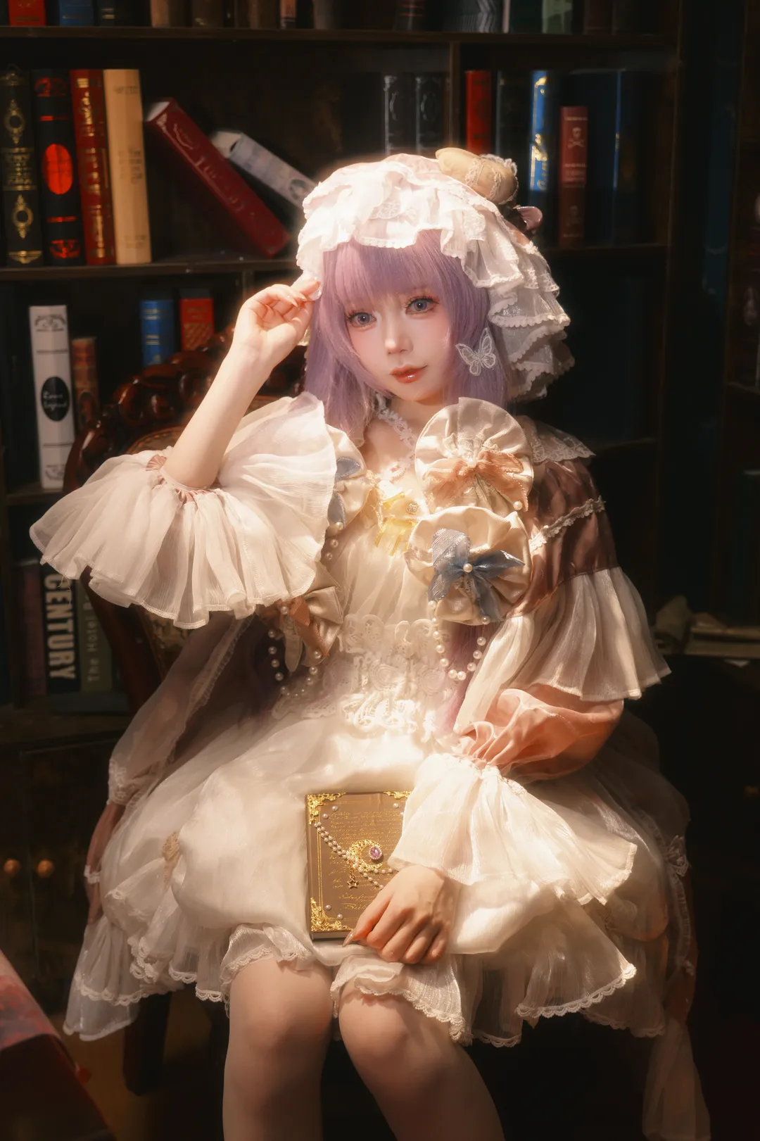 【帕秋莉cos】东方Project七曜魔女的图书馆静谧时光 - 第 2 张