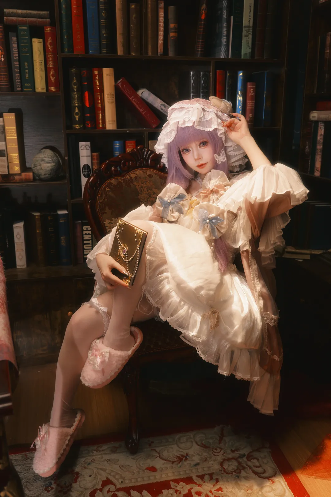 【帕秋莉cos】东方Project七曜魔女的图书馆静谧时光 - 第 3 张
