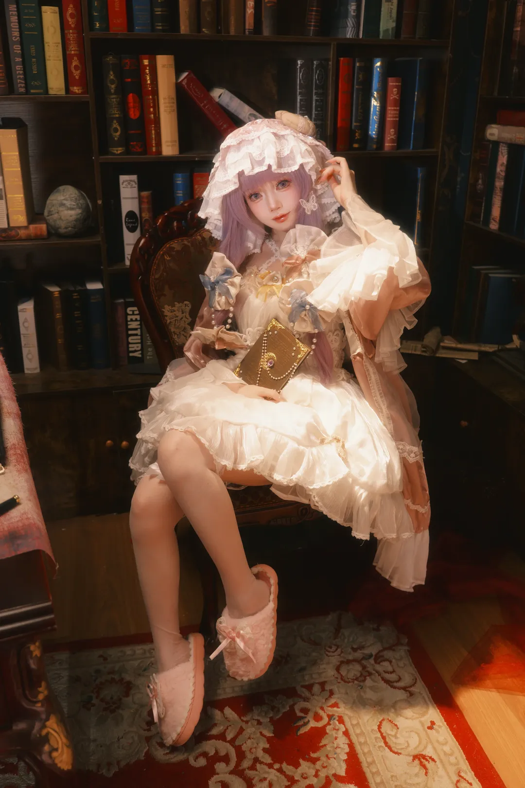 【帕秋莉cos】东方Project七曜魔女的图书馆静谧时光 - 第 5 张