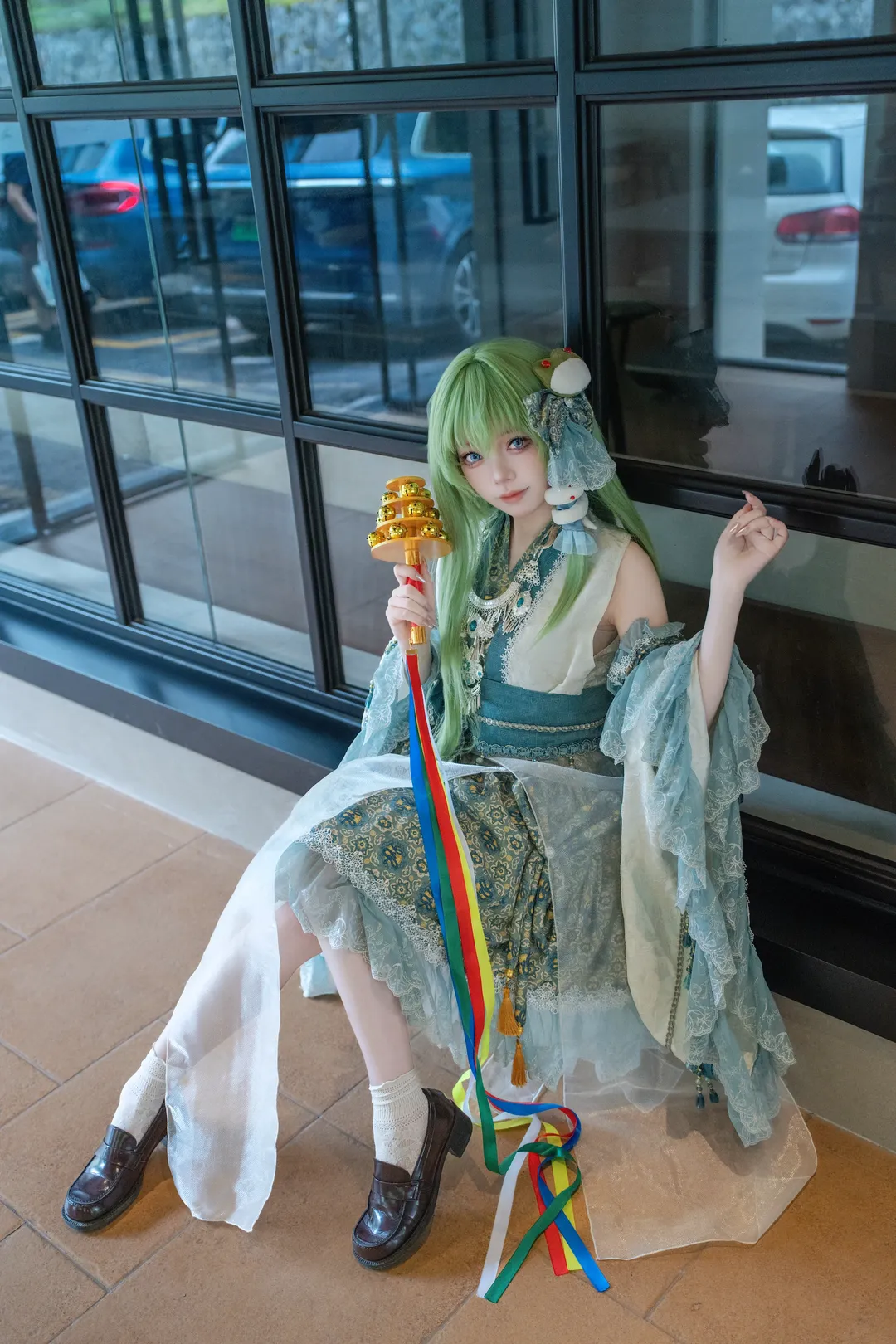 【東風谷早苗 コスプレ】東方Project二次設定 現人神の青白き幻想