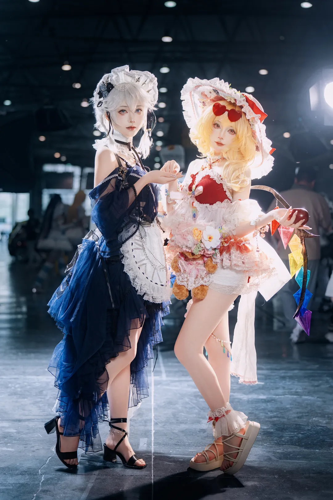 【芙兰朵露cos】东方project 红与蓝的双人漫展正片记录 - 第 2 张