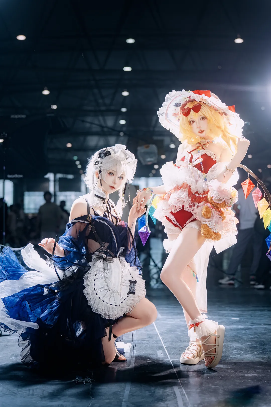 【芙兰朵露cos】东方project 红与蓝的双人漫展正片记录 - 第 3 张
