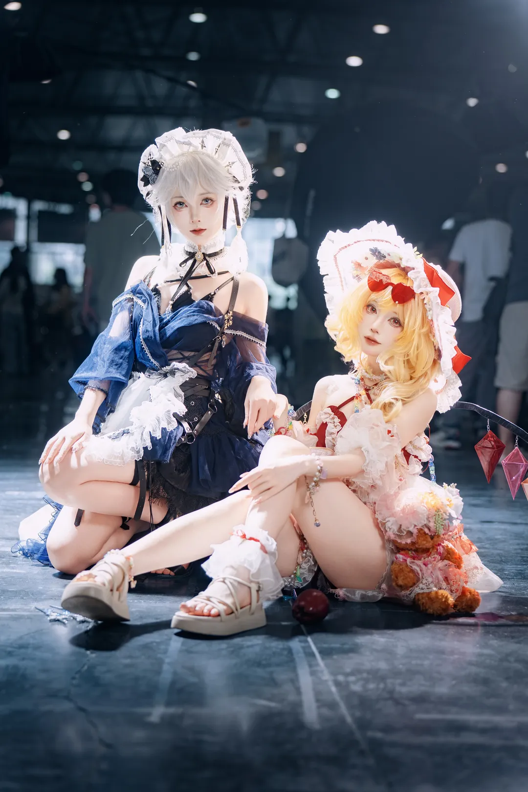 【芙兰朵露cos】东方project 红与蓝的双人漫展正片记录 - 第 5 张