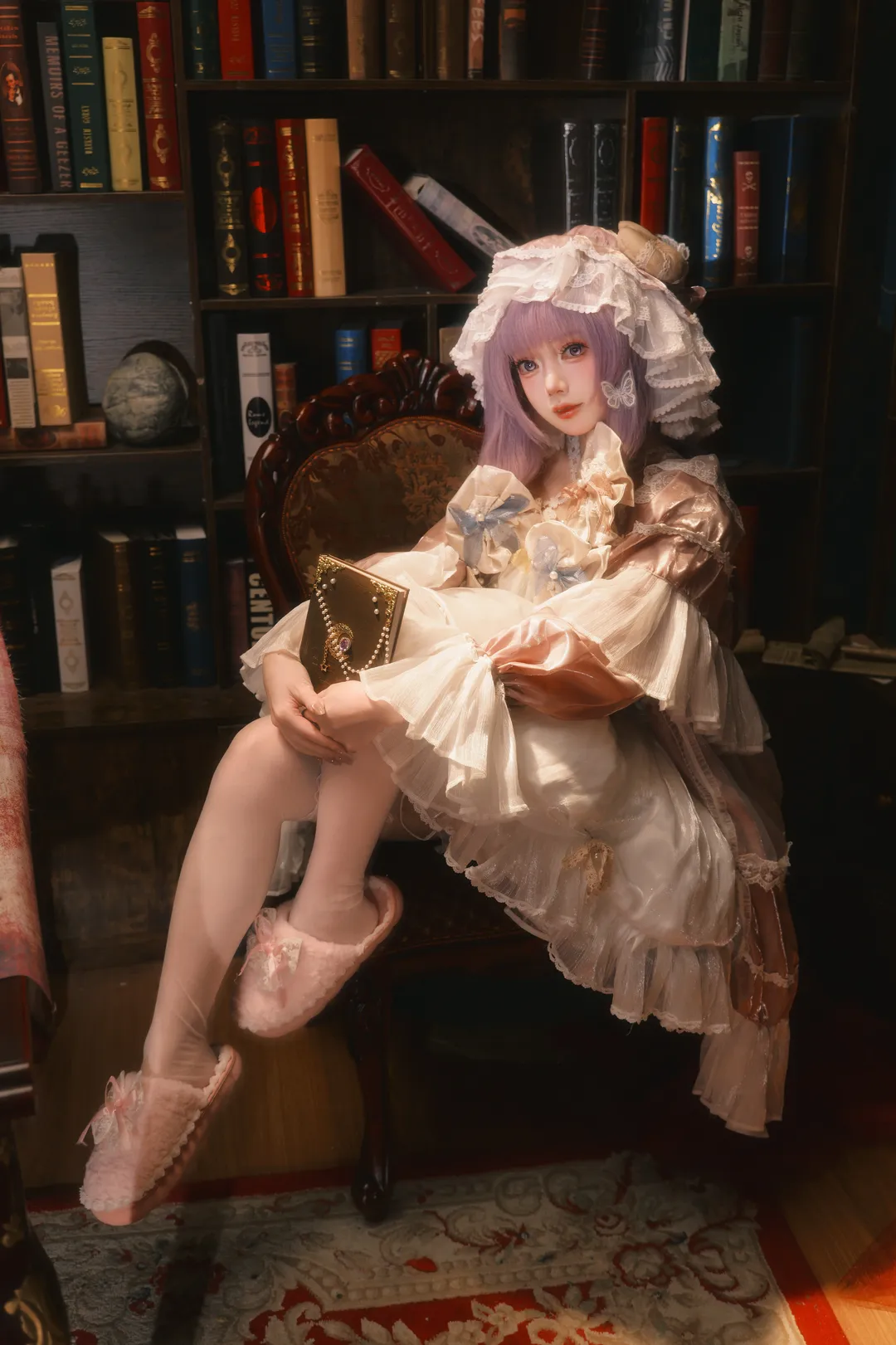【帕秋莉cos】东方project里避世的魔女姆q - 第 1 张